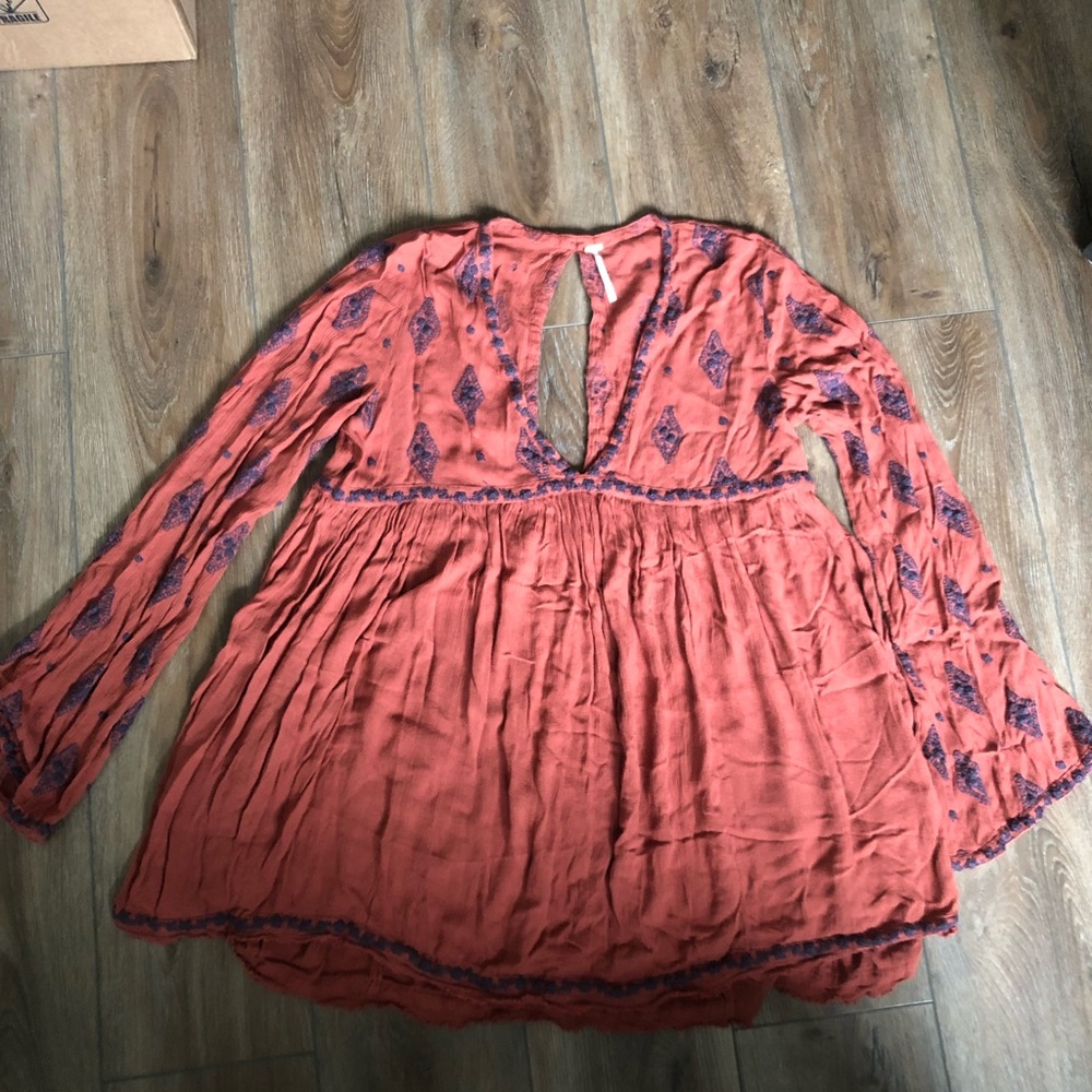 Free People Tunic w/ Bell Sleeve, Size S